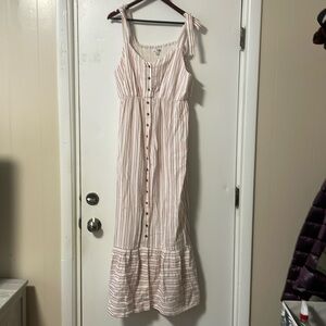 Maternity Sonoma Goods For Life® Knot Shoulder Maxi Dress XL